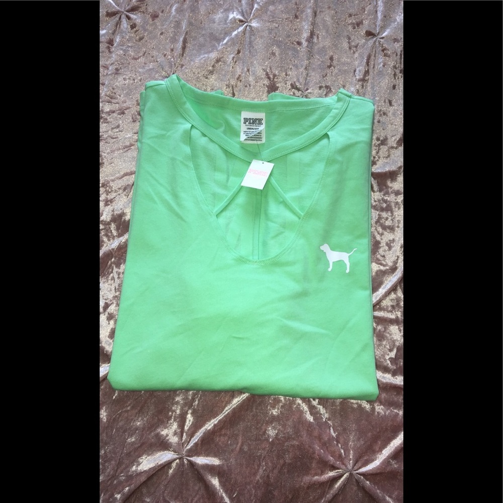 Victoria’s Secret pink shirt